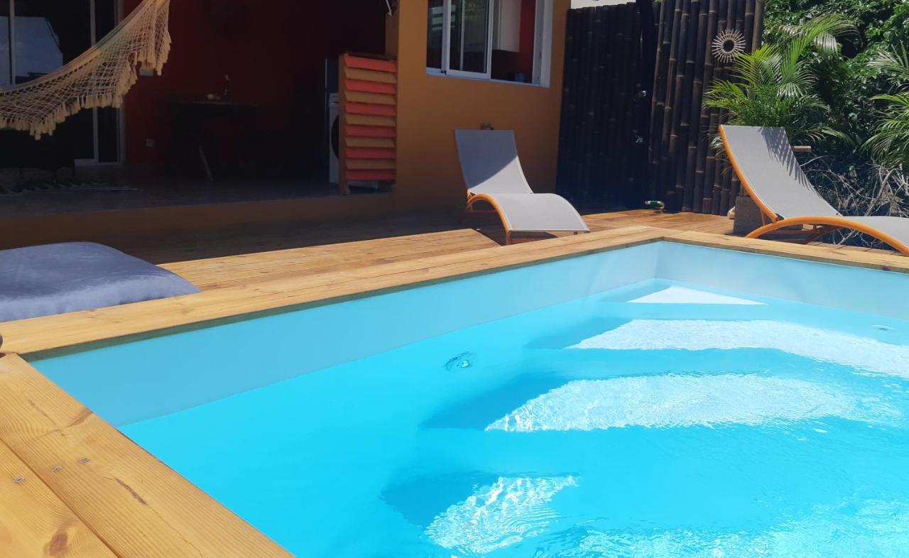 TI COIN RELAX bungalow vue mer piscine privée Saint-Francois  Exterior foto